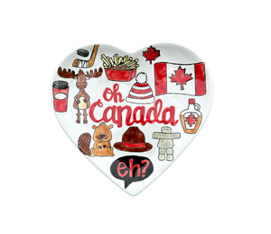 Studio City Canada Heart Plate