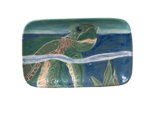 Studio City Swimming Turtle Plate