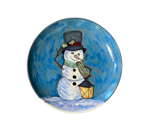 Studio City Rustic Glazed Snowman