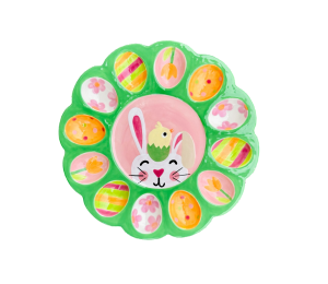 Studio City Easter Sherbet Egg Plate